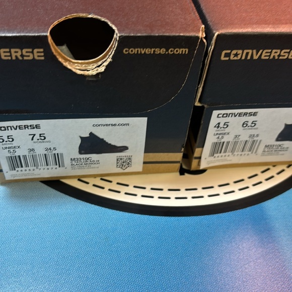 Converse Women's Chuck Taylor High Top in Black Monochrome - Picture 6 of 6